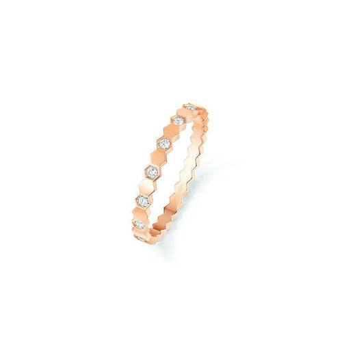 Bee Love Ring Rose Gold Diamond – LUX VERSE Luxury Designer Fashion Outlet
