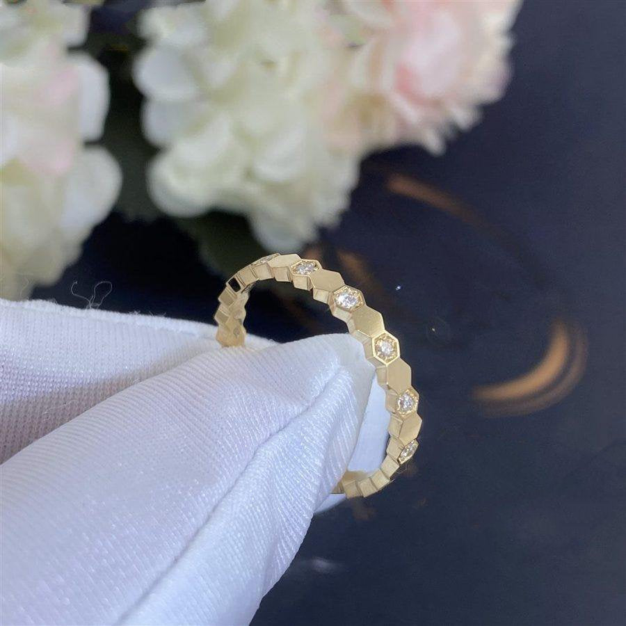Bee Love Ring Gold Diamond – LUX VERSE Luxury Designer Fashion Outlet
