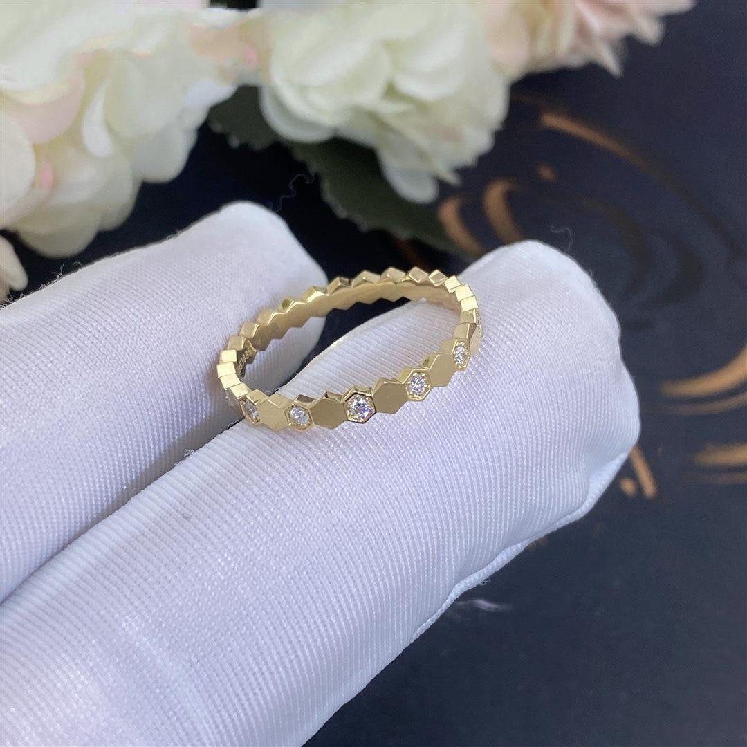 Bee Love Ring Gold Diamond – LUX VERSE Luxury Designer Fashion Outlet