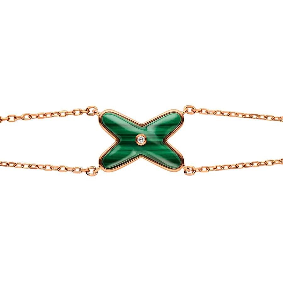 Jeux Bracelet Malachite Rose Gold 1 Diamond – LUX VERSE Luxury Designer Fashion Outlet