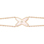 Jeux Bracelet White Mop Rose Gold 1 Diamond – LUX VERSE Luxury Designer Fashion Outlet