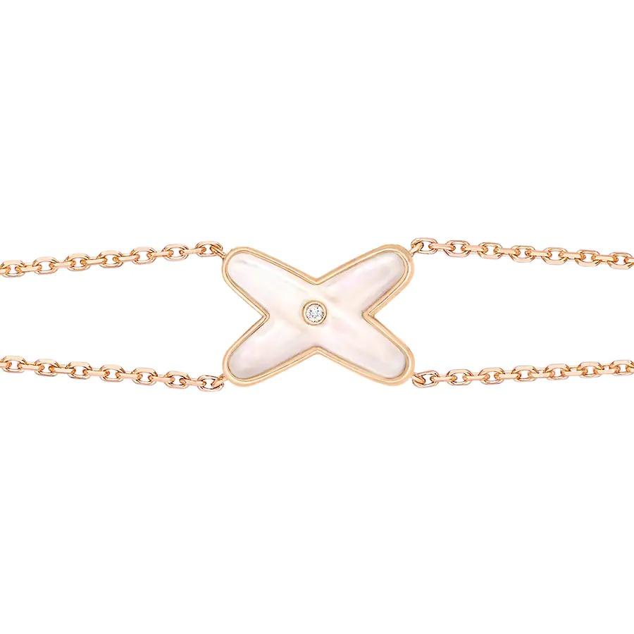 Jeux Bracelet White Mop Rose Gold 1 Diamond – LUX VERSE Luxury Designer Fashion Outlet