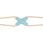Jeux Bracelet Turquoise Rose Gold 1 Diamond – LUX VERSE Luxury Designer Fashion Outlet