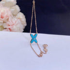 Jeux Bracelet Turquoise Rose Gold 1 Diamond – LUX VERSE Luxury Designer Fashion Outlet