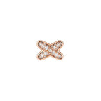 Jeux De Rose Gold Diamond Earrings – LUX VERSE Luxury Designer Fashion Outlet