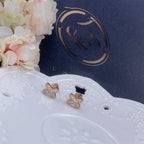 Jeux De Rose Gold Diamond Earrings – LUX VERSE Luxury Designer Fashion Outlet