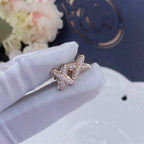 Jeux De Rose Gold Diamond Earrings – LUX VERSE Luxury Designer Fashion Outlet