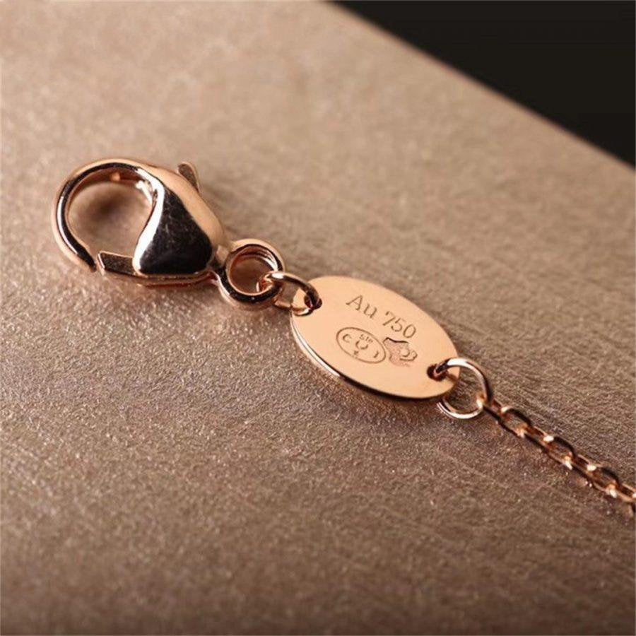 Jeux Bracelet Agate Rose Gold 1 Diamond – LUX VERSE Luxury Designer Fashion Outlet