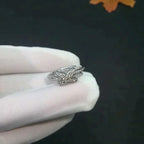 Jeux De Silver Diamond Ring – LUX VERSE Luxury Designer Fashion Outlet