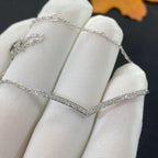 Josephine Silver Diamonds Bracelet – LUX VERSE Luxury Designer Fashion Outlet