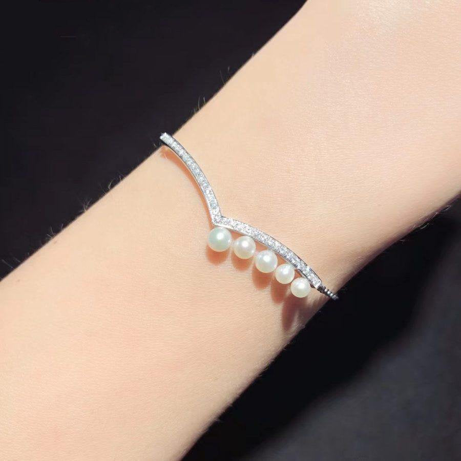 Josephine Bracelet Silver Diamonds – LUX VERSE Luxury Designer Fashion Outlet