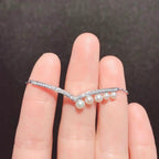 Josephine Bracelet Silver Diamonds – LUX VERSE Luxury Designer Fashion Outlet