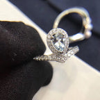 Josephine Ring Turquoise Silver Diamond – LUX VERSE Luxury Designer Fashion Outlet