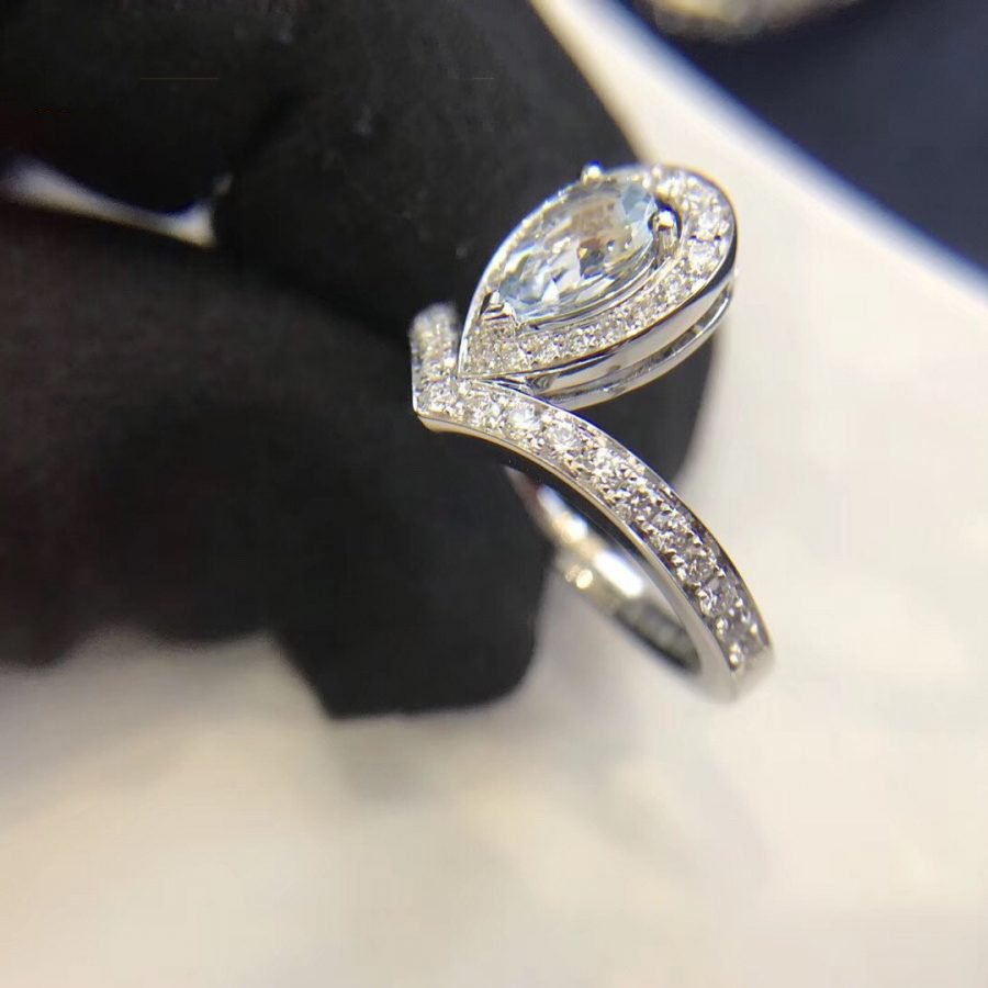 Josephine Ring Turquoise Silver Diamond – LUX VERSE Luxury Designer Fashion Outlet