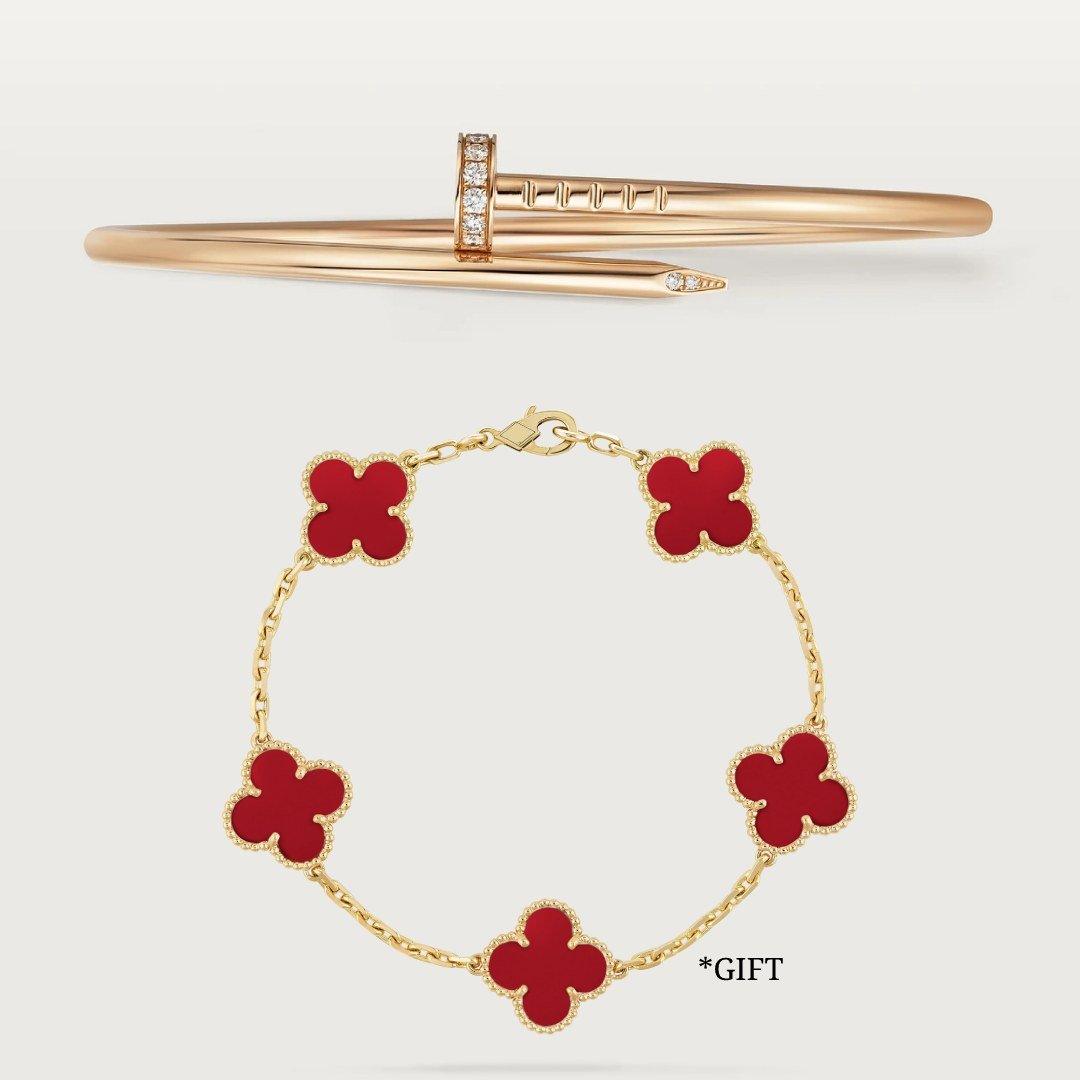 Clove Bracelet - Gift Alhambra Bracelet – inner diameter: 14.2 mm – LUX VERSE Luxury Designer Fashion Outlet
