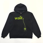 Black Cotton Slogan Pullover - Men's