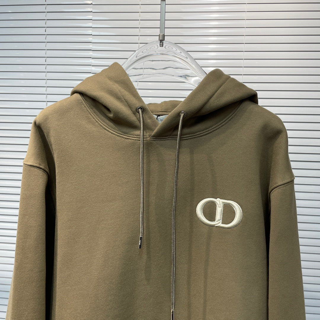 Navy Cotton Plain Pullover - Men's