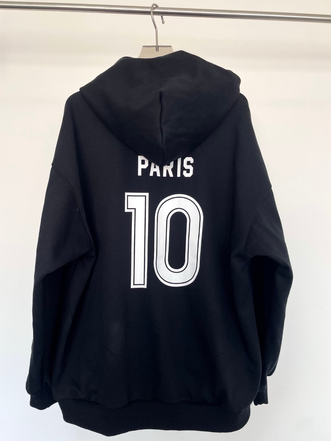 Black Cotton Graphic Zip-Through - Men's