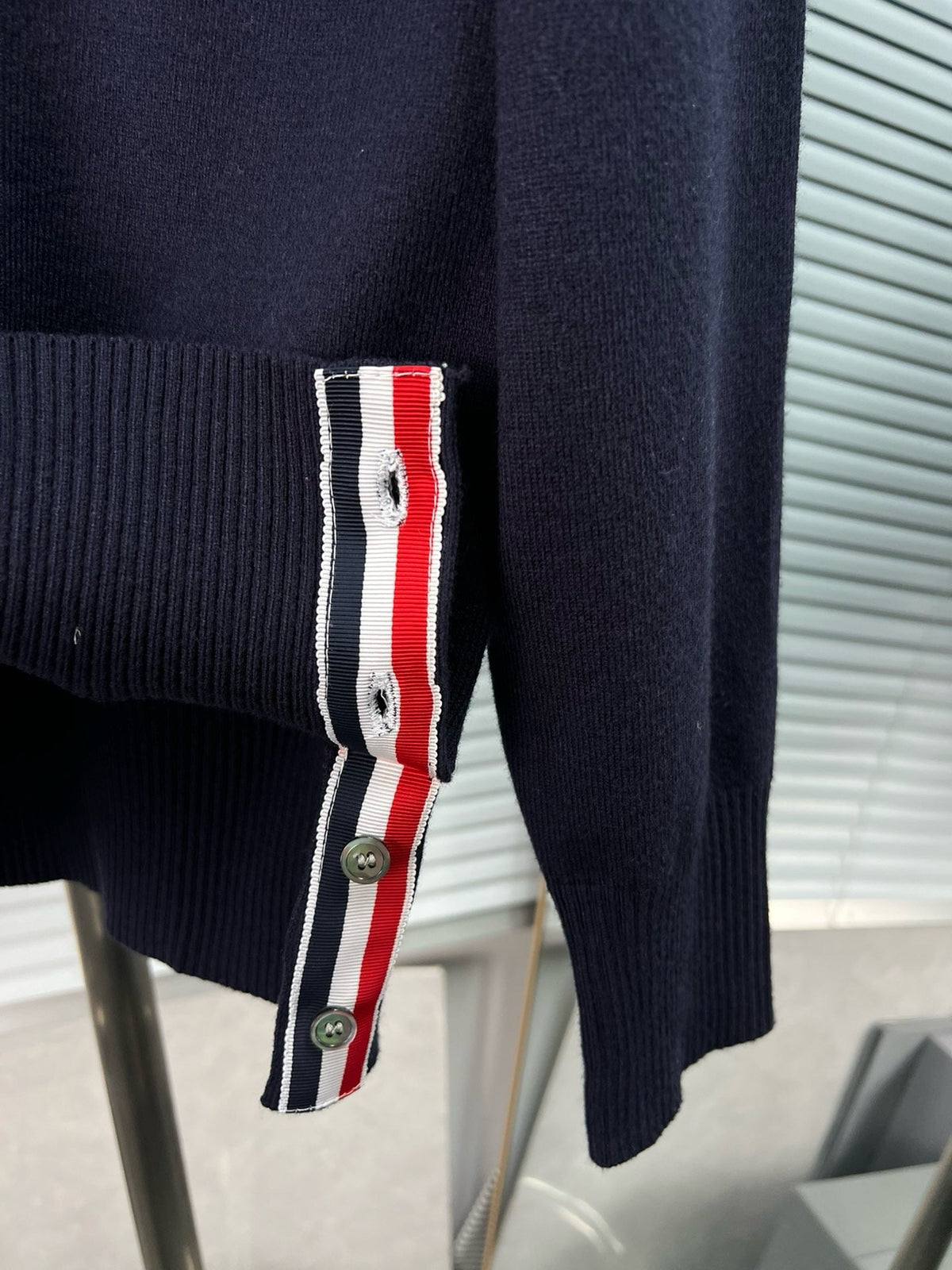 4-Bar Cardigan White - Men's