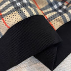 Black Cotton Check Lined Zip-Through - Men's
