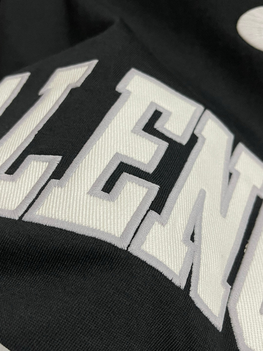 Black Jersey Numeral Long-Sleeve - Men's