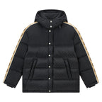 Black Puffer Jacket - Men's