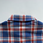 Blue Flannel Printed Sleeve Long-Sleeve - Men's