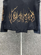 Distressed Blue Graphic T-Shirt - Men's
