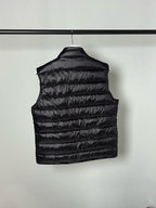Black Nylon Lightweight Gilet - Men's