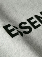 Grey Cotton Logo Pullover - Men's