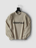 Essentials Taupe Logo Sweatshirt - Men's