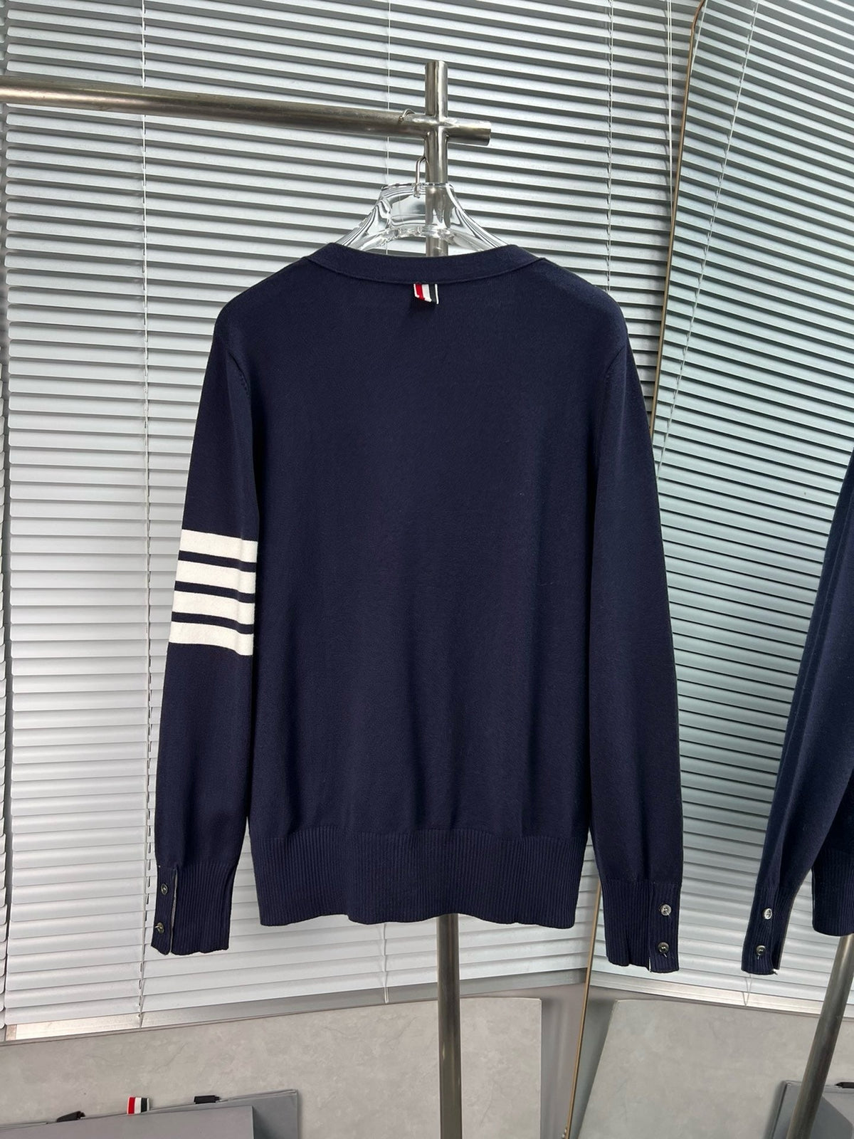 4-Bar Cardigan White - Men's