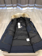 Black and White Parka - Men's