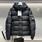 Black Puffer Jacket - Men's