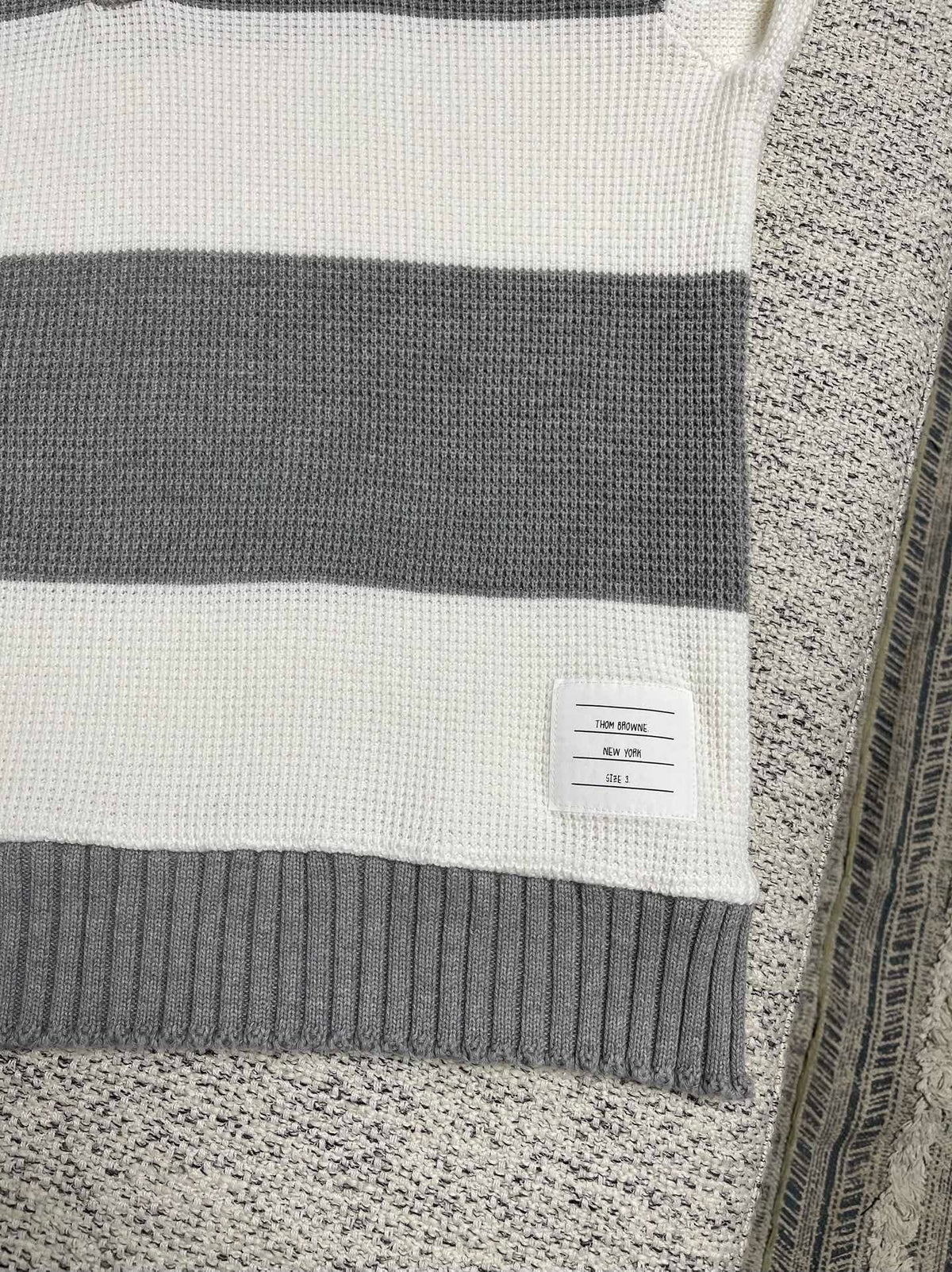 Grey Knit Argyle Long-Sleeve - Men's