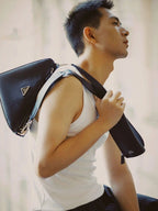 Black and White Tank Top - Men's