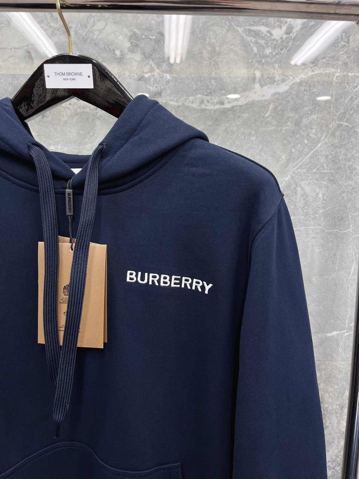 Black Cotton Plain Zip-Through - Men's