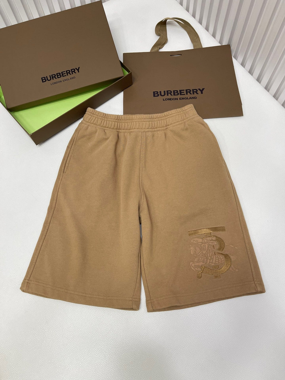Navy Cotton Embossed Drawstring - Men's