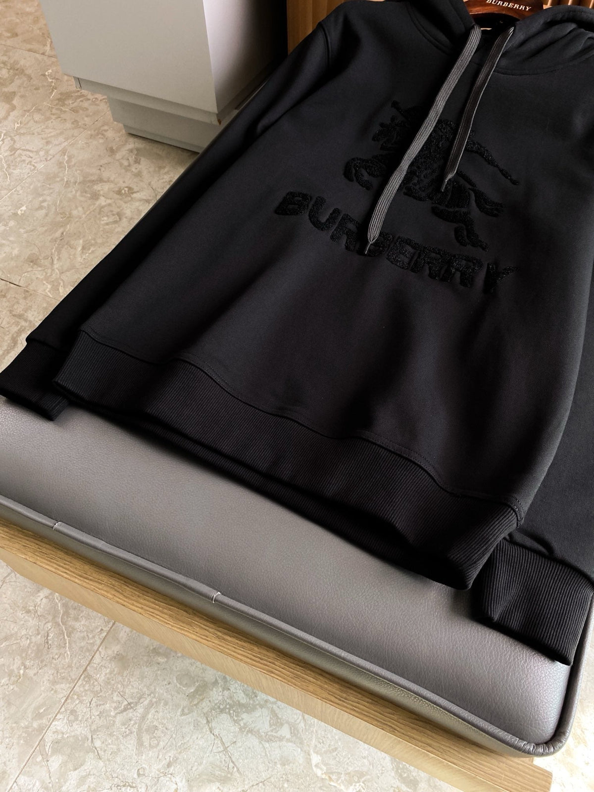 Tonal Embroidered Hoodie - Men's