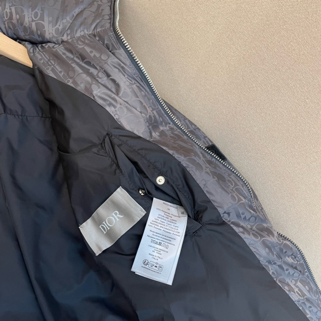 Black Puffer Jacket - Men's