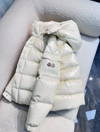 Black and White Puffer Jacket - Men's