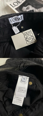 Black Denim Anagram Straight - Men's