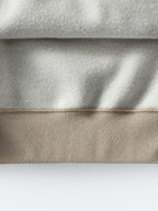 Beige Cotton Logo Pullover - Men's