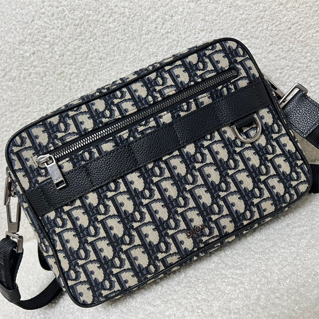 Black and Grey Crossbody Bag