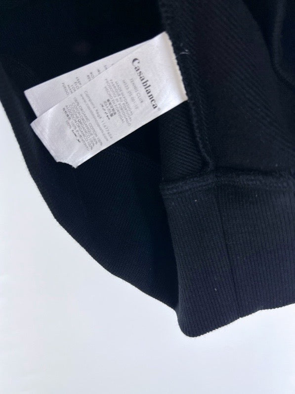 Navy Cotton Ball Graphic Crewneck - Men's