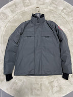 Black Nylon Down Parka - Men's