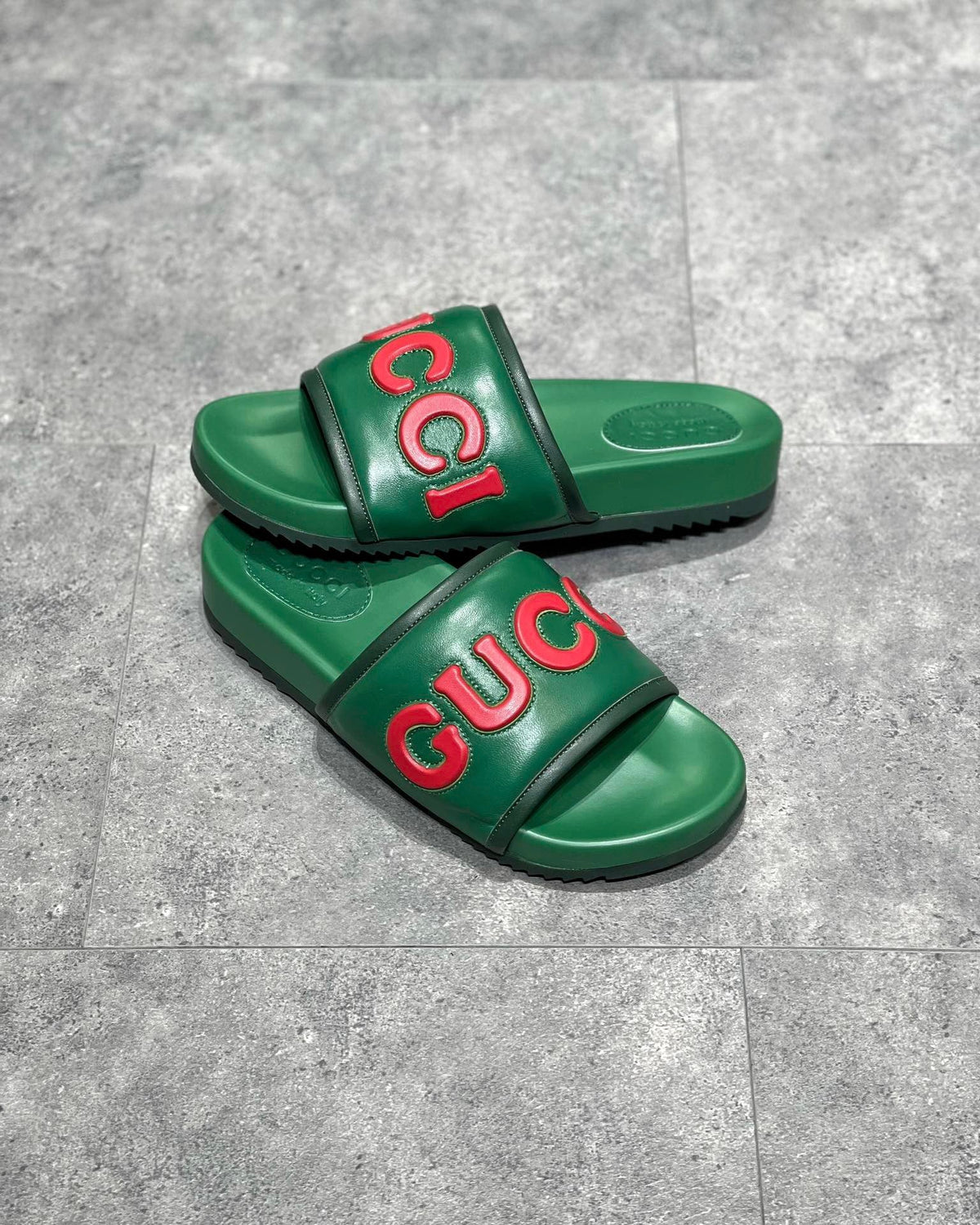Black and Green Slides