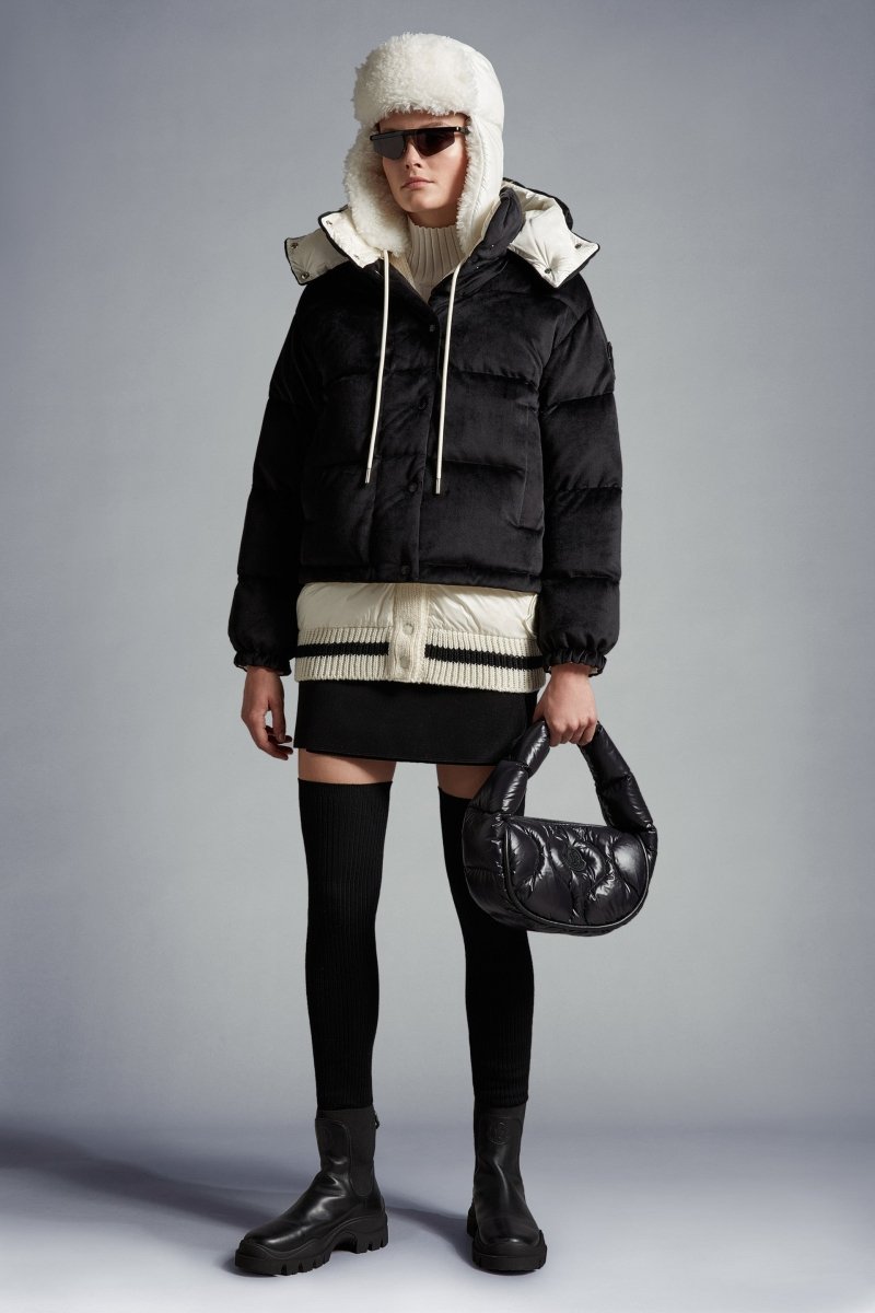 Daos Chenille Down Jacket – inspired by Los Angeles in the ‘90s, the Daos down jacket for women features the – LUX VERSE Luxury Designer Fashion Outlet