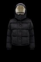 Daos Chenille Down Jacket – the high-impact design has a high neck and a detachable hood, while longue saison – LUX VERSE Luxury Designer Fashion Outlet