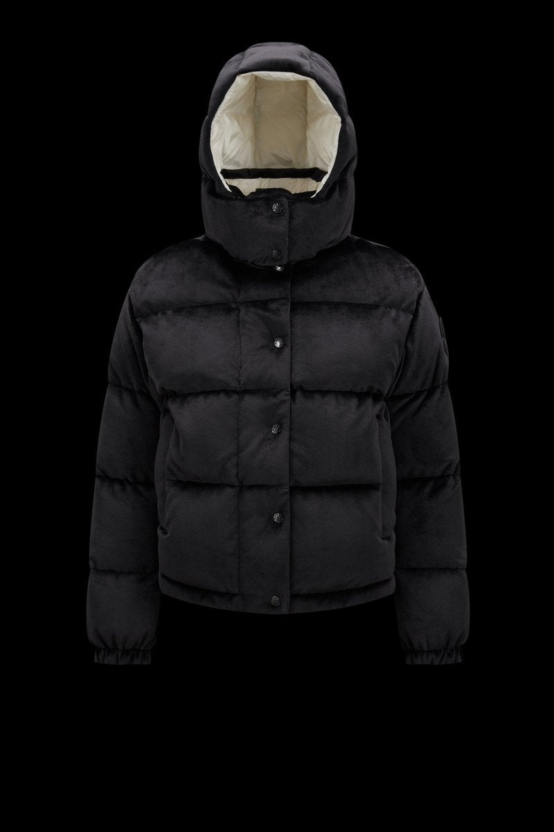 Daos Chenille Down Jacket – the high-impact design has a high neck and a detachable hood, while longue saison – LUX VERSE Luxury Designer Fashion Outlet
